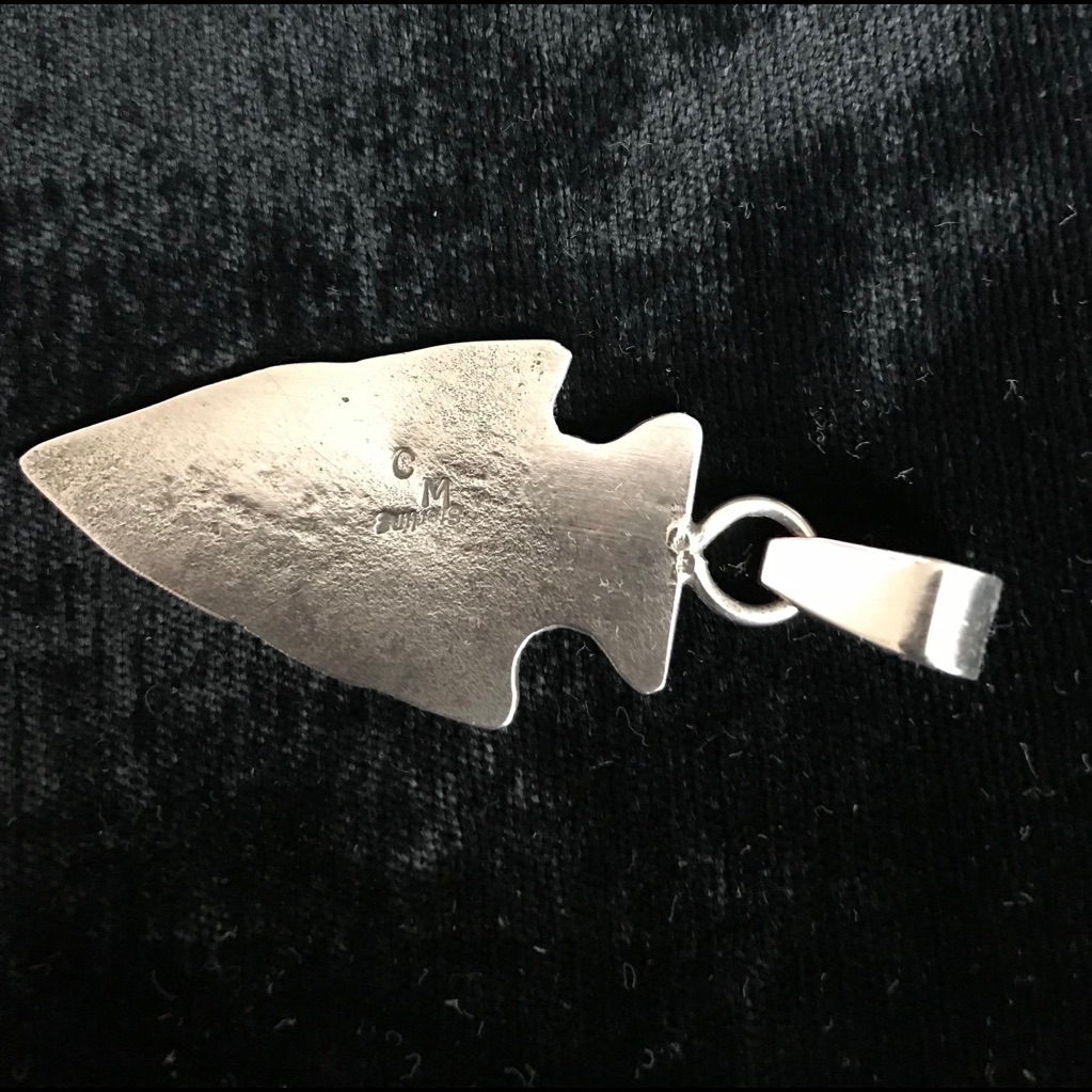 Sterling Arrowhead Pendant